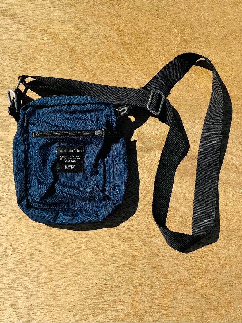 Marimekko Pal Crossbody Bag Navy Blue
